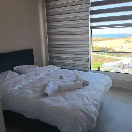 Penthouse Poseidon With Sea And Montain View, Bbq, Big Roof Terrace On North-cyprus Kalogrea