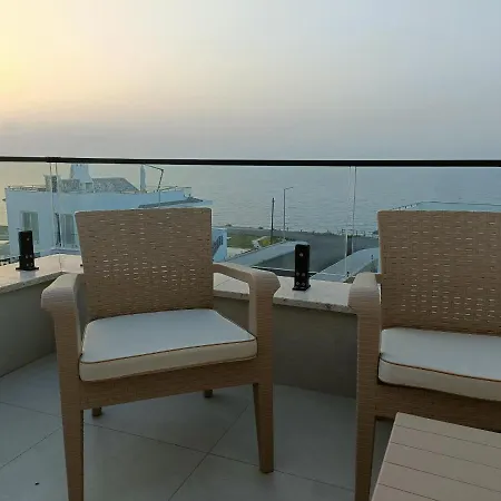 Apartment Penthouse Poseidon With Sea And Montain View, Bbq, Big Roof Terrace On North-cyprus