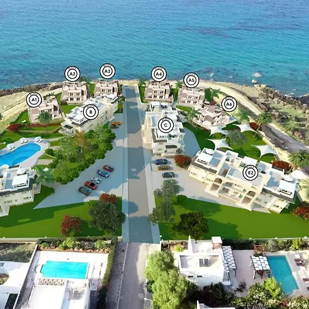 Penthouse Poseidon With Sea And Montain View, Bbq, Big Roof Terrace On North-cyprus Apartment *