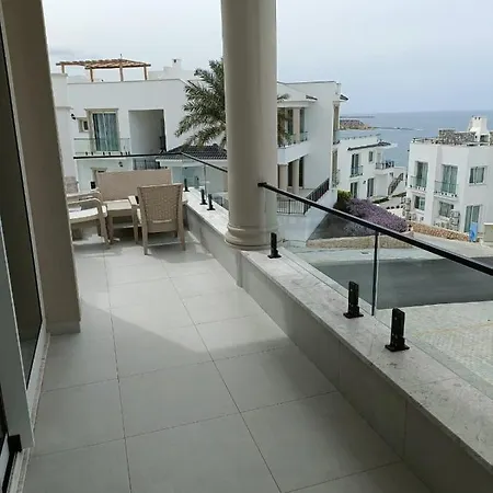 Penthouse Poseidon With Sea And Montain View, Bbq, Big Roof Terrace On North-cyprus