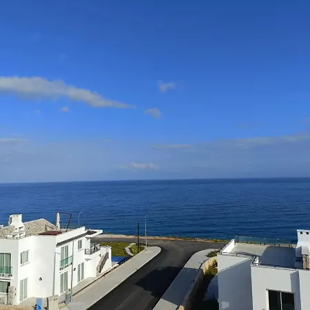 Apartment Penthouse Poseidon With Sea And Montain View, Bbq, Big Roof Terrace On North-cyprus *