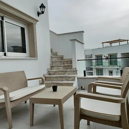 Penthouse Poseidon With Sea And Montain View, Bbq, Big Roof Terrace On North-cyprus * Kalogrea